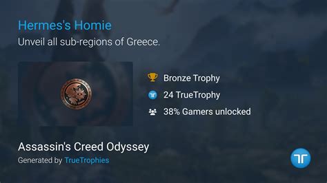 Hermes's Homie Trophy in Assassin's Creed: Odyssey